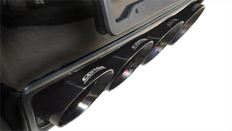 Corsa Performance Dual Rear Exit Black Sport Exhaust for 2014-2019 Corvette C7 Coupe 6.2L V8 AT/MT