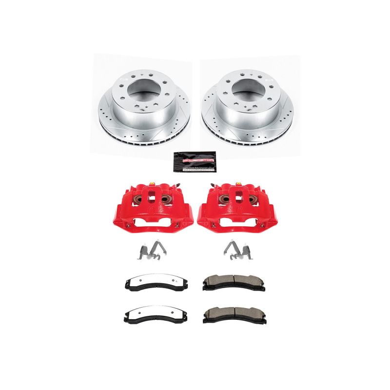 Power Stop 15-19 Chevrolet Silverado 2500 HD Rear Z36 Truck and Tow Kit w/Cals