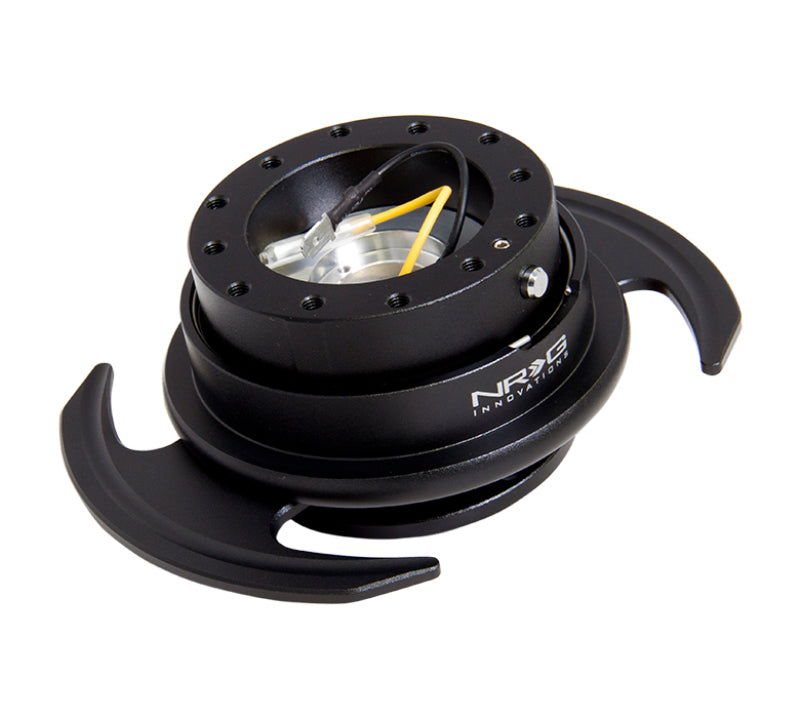 NRG Quick Release Kit Gen 3.0 Black Body Black Ring with Handles