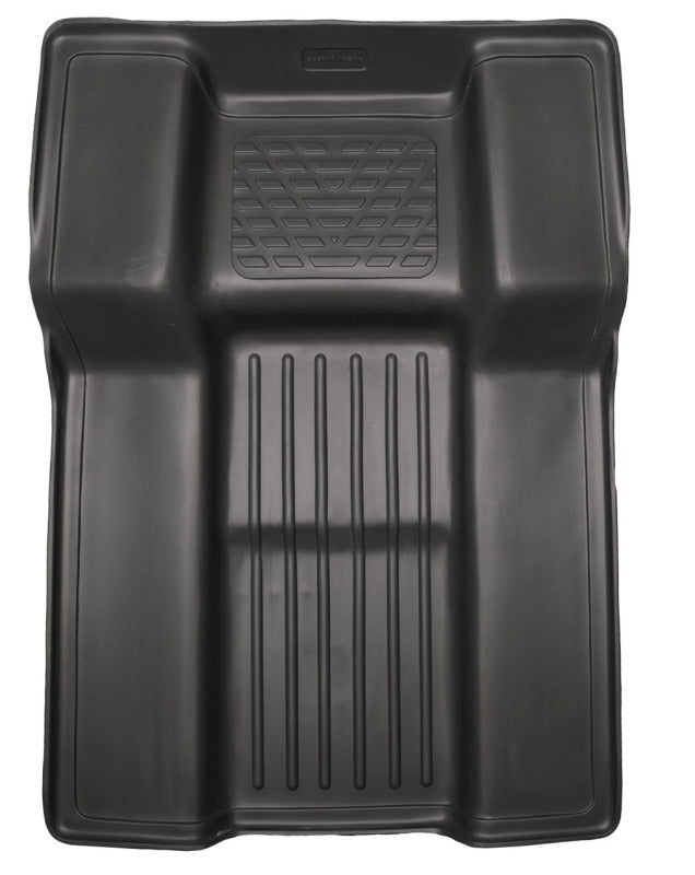 Husky Liners WeatherBeater Black Walkway (2nd Row Bucket) Floor Liners for 07-10 GM Escalade/Tahoe/Yukon - OneFastShop