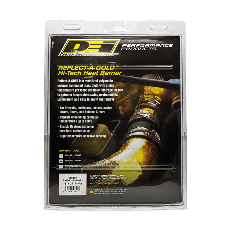DEI Reflect-A-GOLD Heat Shield 12in x 24in Sheet - OneFastShop
