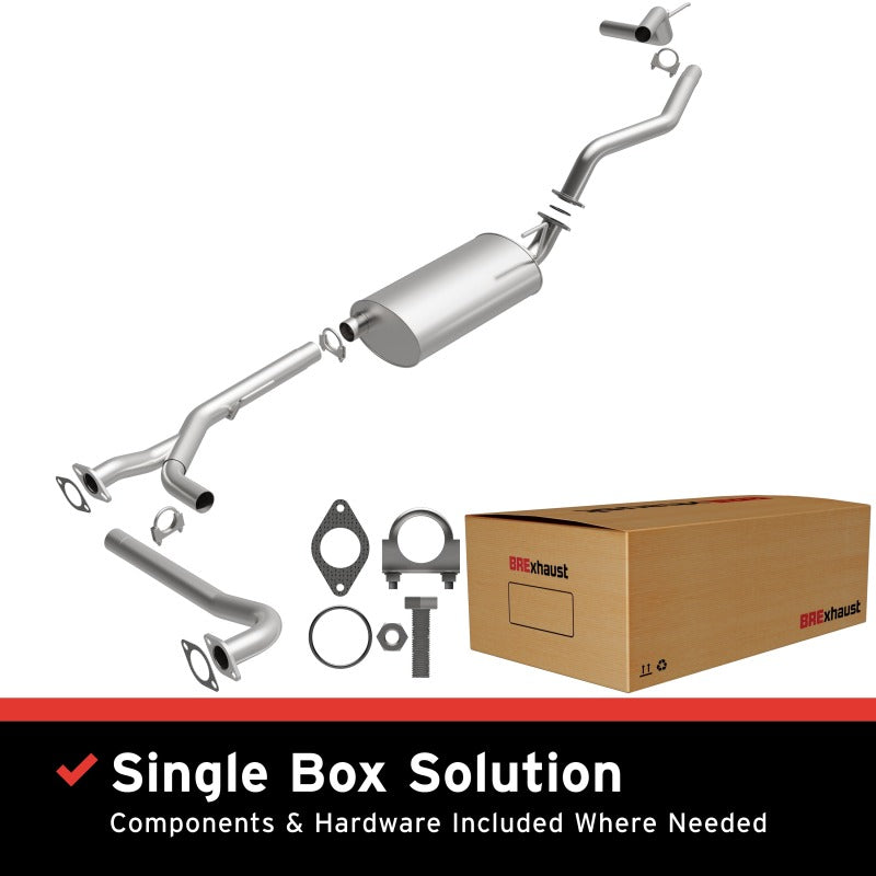 MagnaFlow BRExhaust Aluminized Steel Cat-Back Exhaust Kit - INFINITI QX56 5.6L 2004-2006