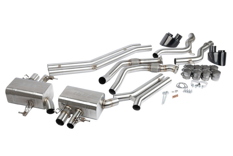 APR Stainless Steel Cat-Back Exhaust - Audi RS6 / RS7 (C8) 2021-2026 - Diamond Black Tips