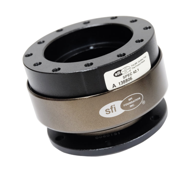 Nrg Quick Release Gen 2.0 Black Body Chrome Ring Sfi Spec 42.1