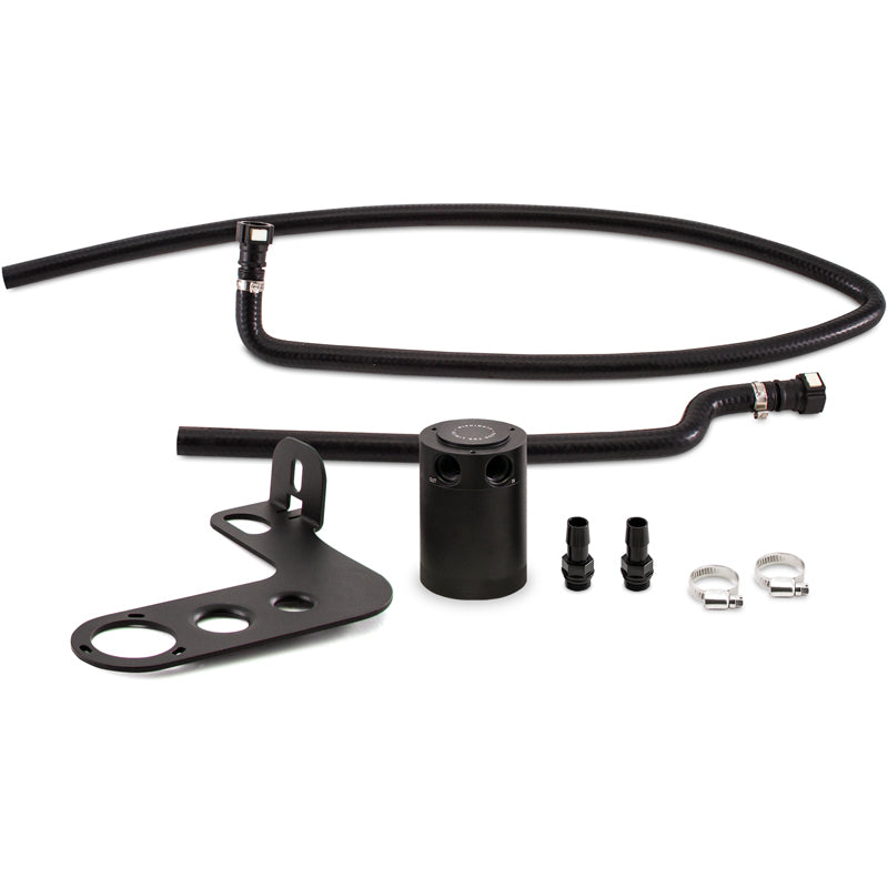 Mishimoto Baffled Oil Catch Can Kit for 10-15 Chevrolet Camaro SS Automatic Black