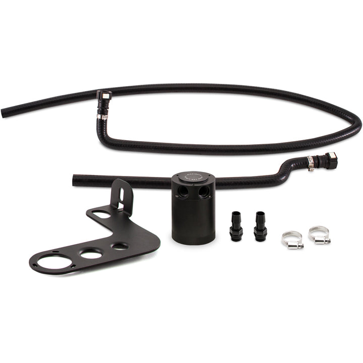 Mishimoto Baffled Oil Catch Can Kit for 10-15 Chevrolet Camaro SS Automatic Black