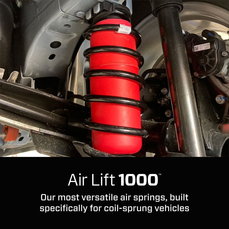 Air Lift 1000 Universal Air Spring Kit - Open Coil Spring 1000 lb Load Support, image 2