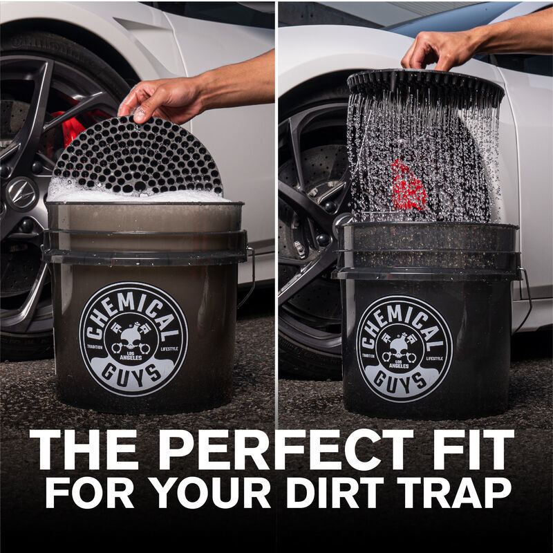 Chemical Guys Heavy Duty Detailing Bucket - Smoked Black - 4.5 Gallon