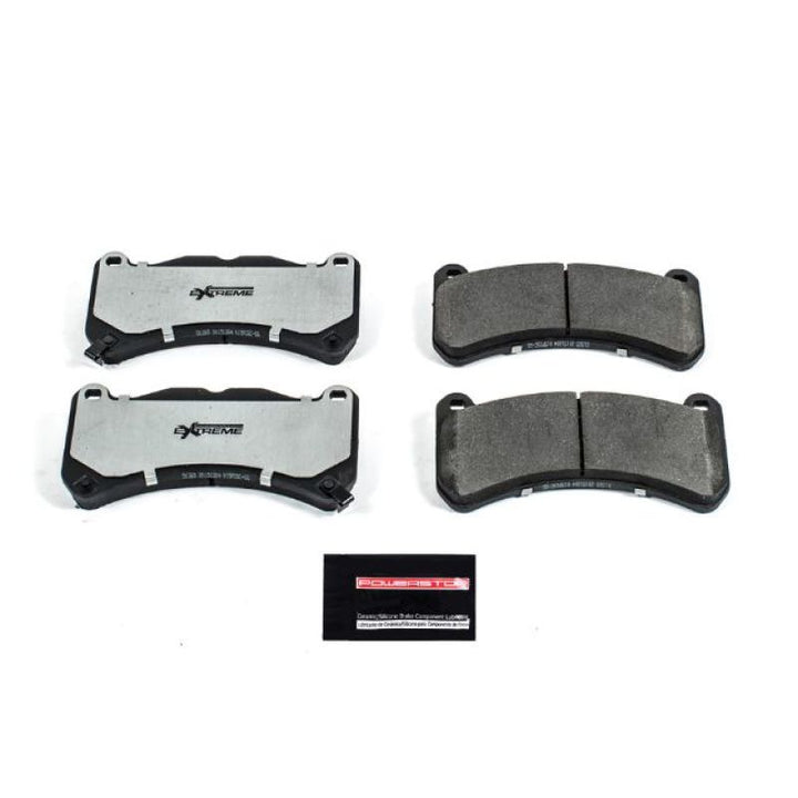 PowerStop Z26 Extreme Street Brake Pads with Hardware for 13-14 Ford Mustang - OneFastShop