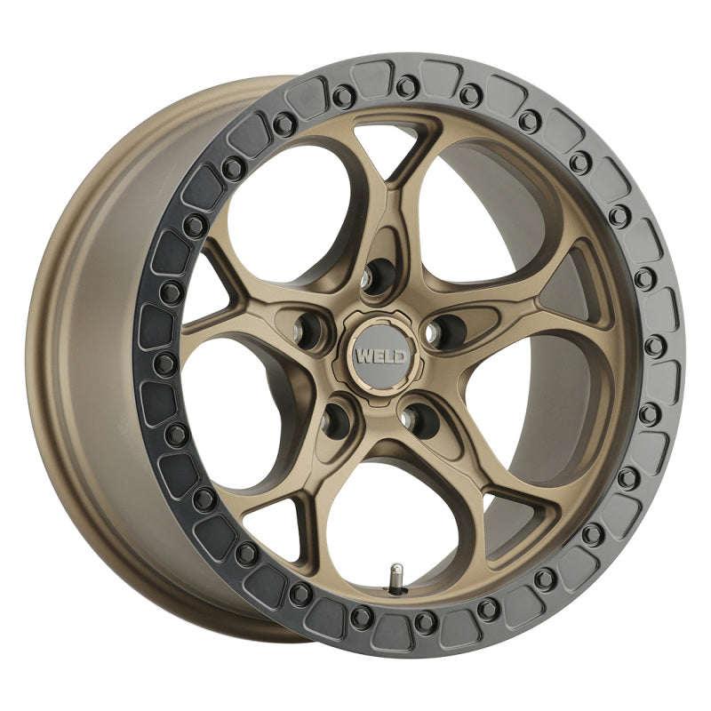 Weld Off-Road W106 17X9.0 Ledge Wheel 5X127 ET00 BS5.00 Satin Bronze Satin Black (71.5)