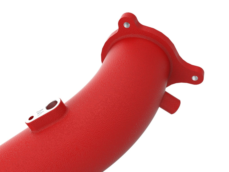 Afe BladeRunner Red 2-3/4in Aluminum Charge Pipe for 2021 Toyota Supra GR (A90) I4-2.0L (T) B48 - OneFastShop