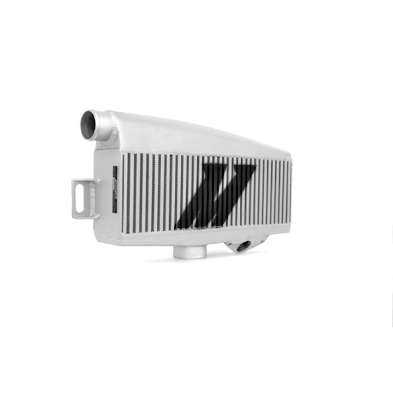 Mishimoto Top-Mount Intercooler Kit - Subaru WRX / STi 2002-2007 - Powder Coated Silver & Blue Hoses, image 4
