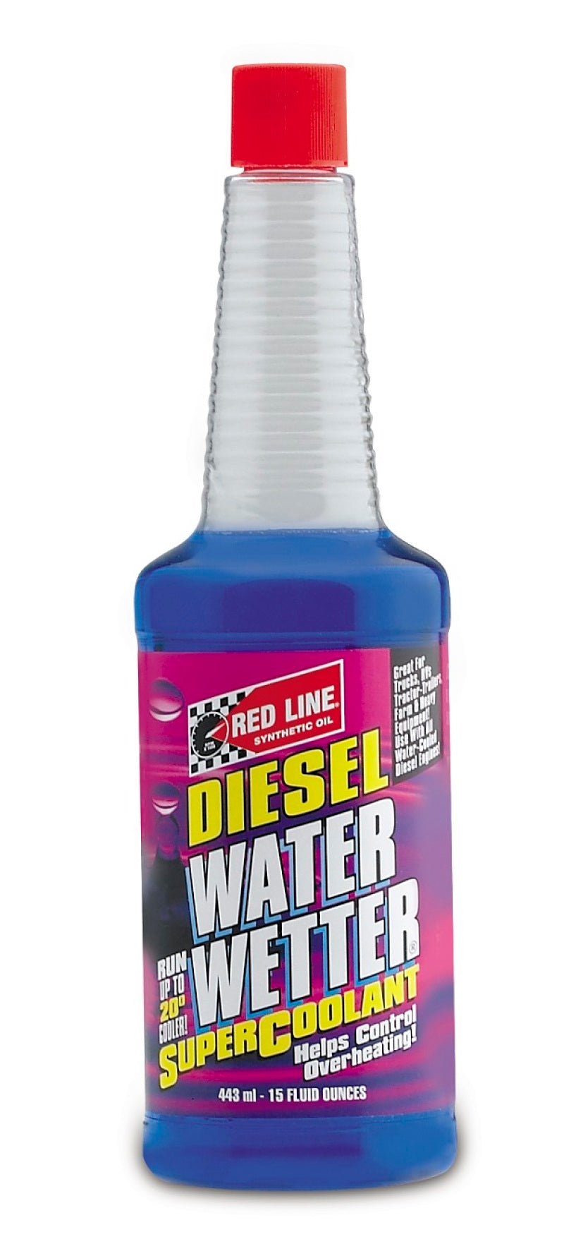 Red Line Diesel WaterWetter 15oz - Coolant Additive for Diesel Commercial Vehicles - 12 Pack