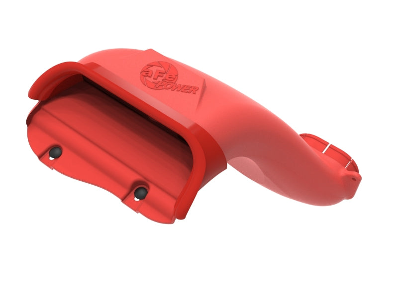 aFe Rapid Induction Dynamic Air Scoop - Ford F-150 2021-2026 - Red