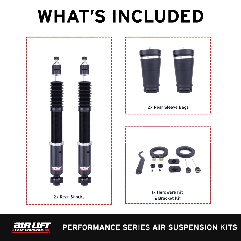 Air Lift Rear Air Suspension Kit - Ford Mustang 2005-2014, image 4