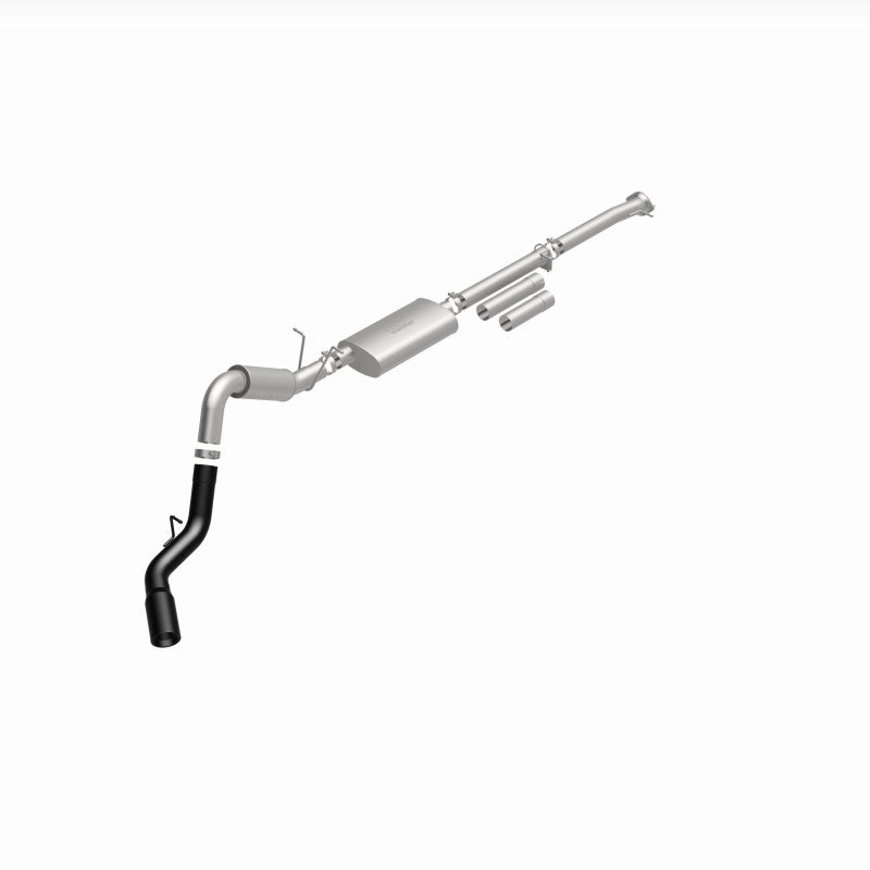 Magnaflow Cat-Back Exhaust 4in Single Rear Exit w/Black Tips for 2011-2019 GM 2500/3500 6.0L Silverado/Sierra - OneFastShop