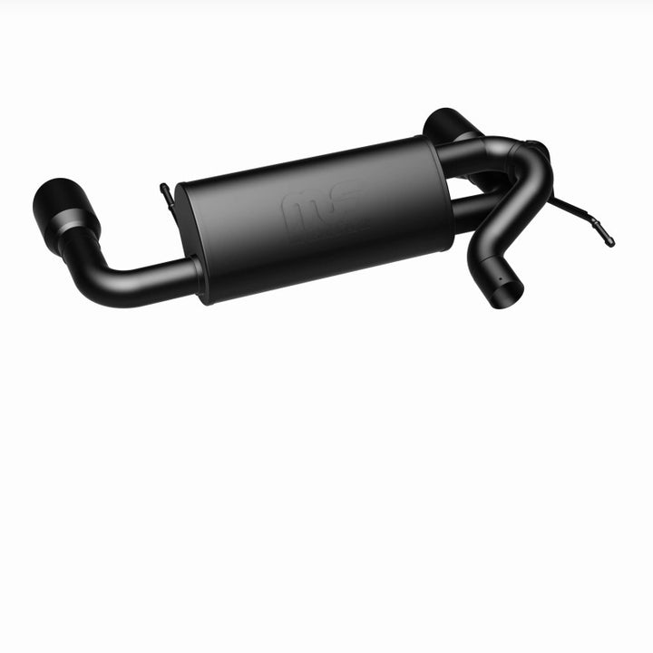 MagnaFlow Axle-Back Exhaust for 2021 Ford Bronco 2.3L I-4 - Dual Split Rear Exit, Black Tips - OneFastShop