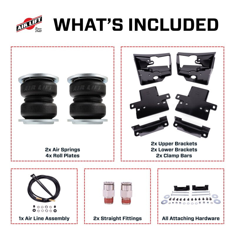 Air Lift LoadLifter 5000 Air Spring Kit For 23-25 Toyota Sequoia 4WD
