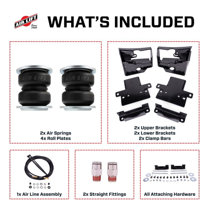 Air Lift LoadLifter 5000 Air Spring Kit For 23-25 Toyota Sequoia 4WD