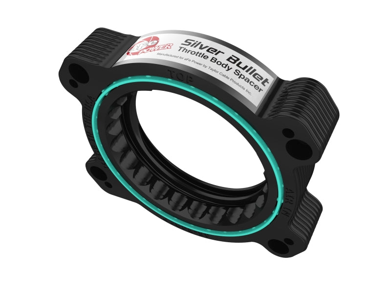 aFe 2020 Vette C8 Silver Bullet Throttle Body Spacer with Factory Intake Blk - OneFastShop