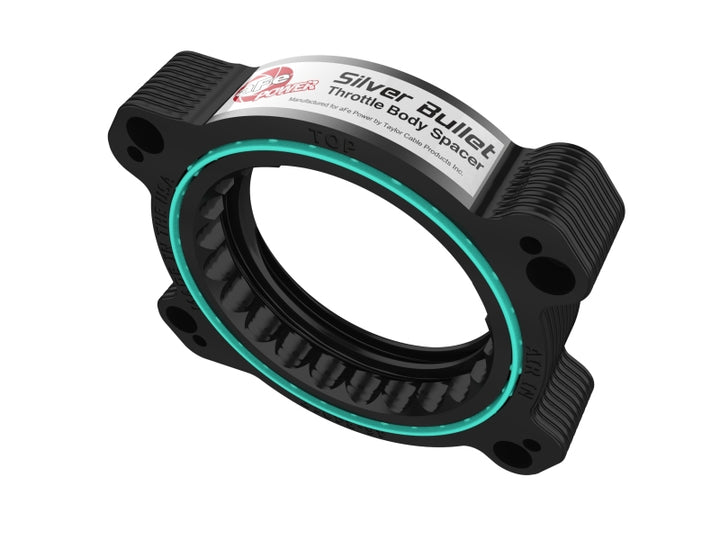 aFe 2020 Vette C8 Silver Bullet Throttle Body Spacer with Factory Intake Blk - OneFastShop
