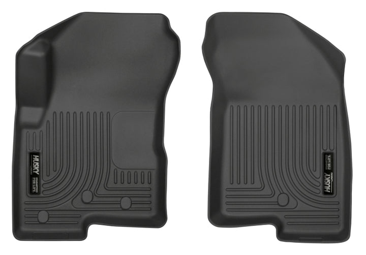 Husky Liners WeatherBeater Front Row Black Floor Liners for 07-12 Dodge Caliber and 07-12 Jeep Compass