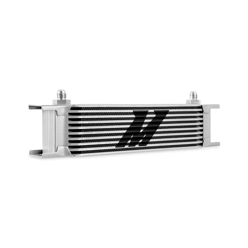 Mishimoto Universal 10-Row Oil Cooler -6AN Silver - OneFastShop