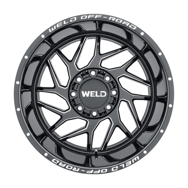 Weld Off-Road W117 20X9 Fulcrum Wheel – 5X127/5X139.7 ET00 BS5.00 Gloss Black MIL (87.1) - OneFastShop