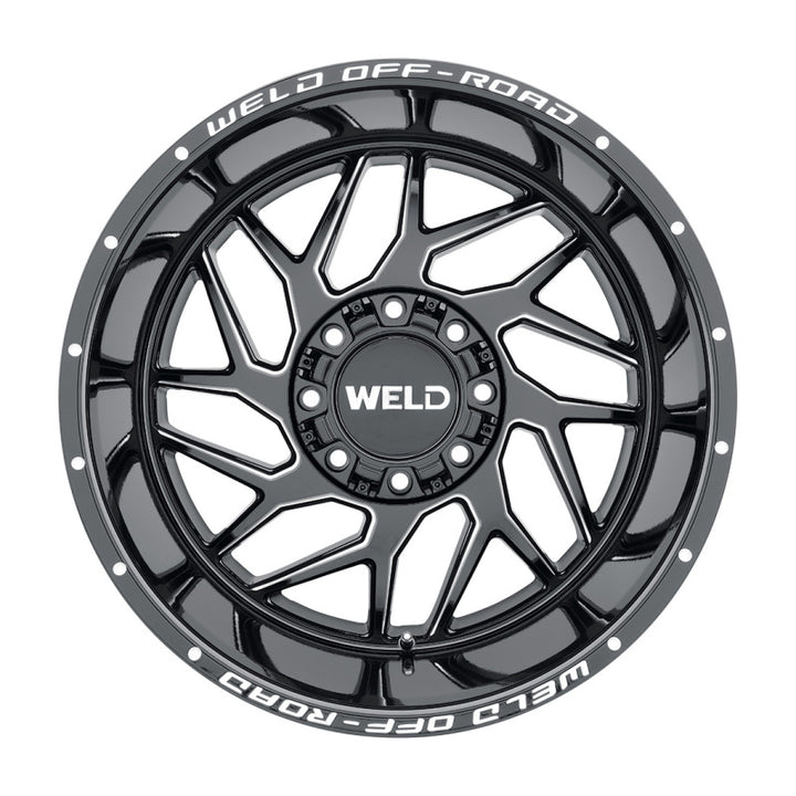 Weld Off-Road W117 Fulcrum Wheel – 20X9 6X135 6X139.7 ET00 BS5.00 Gloss Black MIL 106.1 - OneFastShop