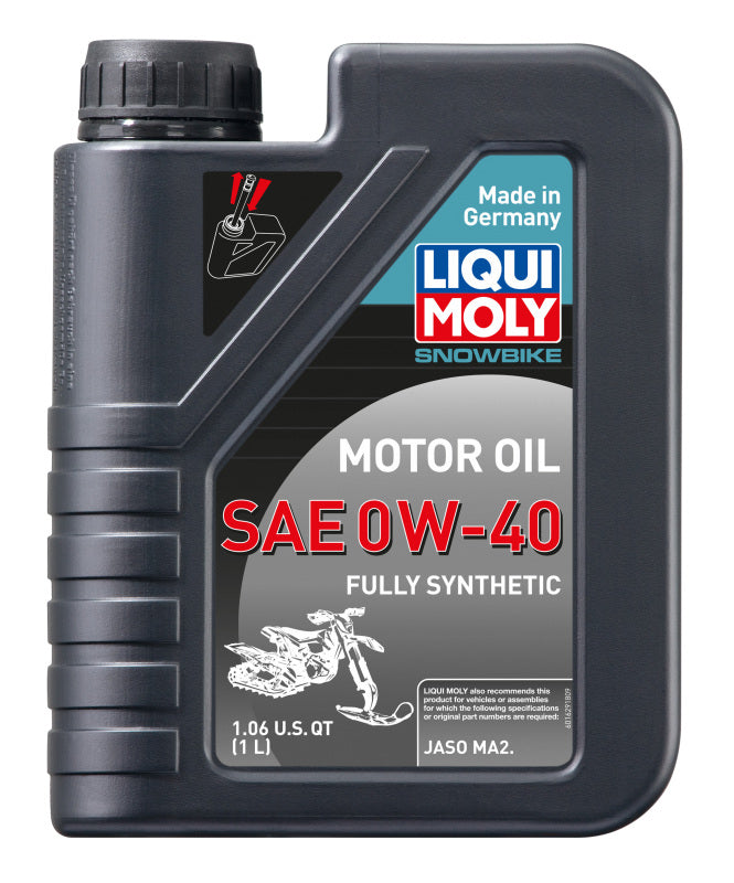 Liqui Moly 1L Snowbike Motor Oil SAE 0W40 for 2012-2014 Aprilia Mana 850 and More - OneFastShop