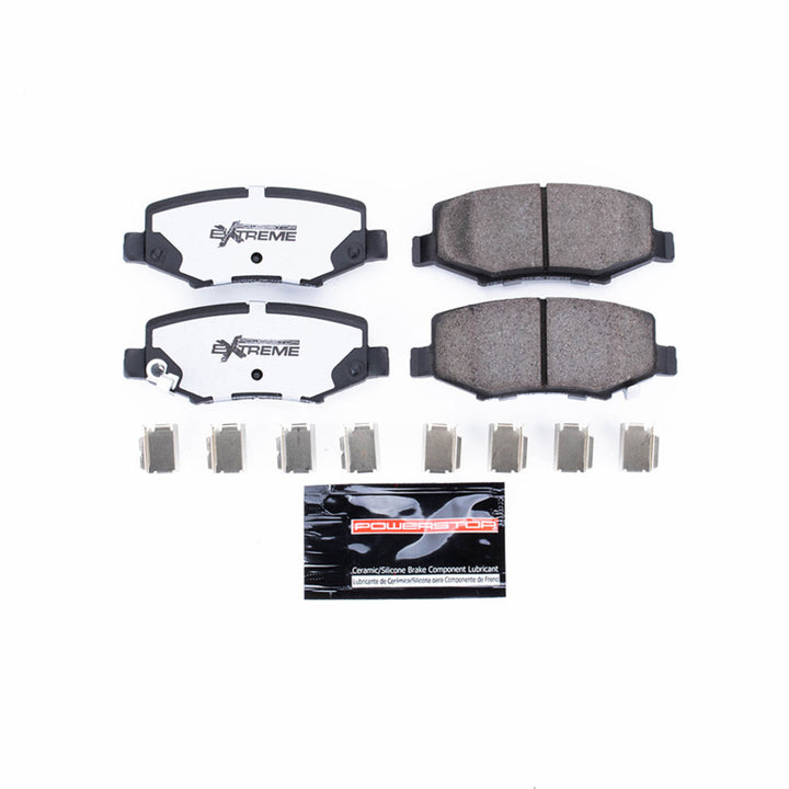 PowerStop Z36 Truck & Tow Brake Pads with Hardware for 07-18 Jeep Wrangler