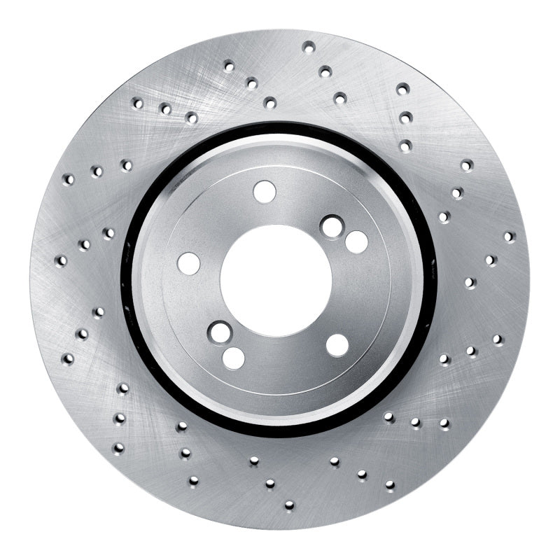 DFC Rear Right Drilled Brake Rotor - BMW 1 Series M / M3 (E9x) 2008-2013