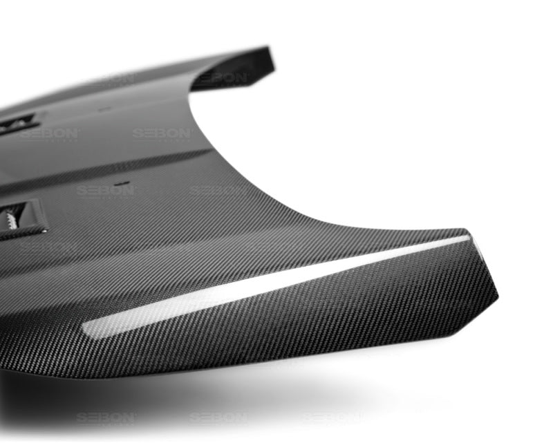 Seibon RS Style Carbon Fiber Hood for 14+ Ford Fiesta - OneFastShop