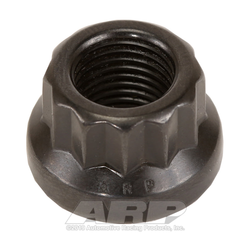 ARP 12-Point Nut - M12 x 1.25, 16 mm Socket, Black Oxide