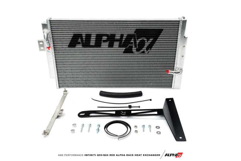 AMS Performance Heat Exchanger Alpha Race for Infiniti 17 Plus Q60 and 16 Plus Q50 3.0TT VR30