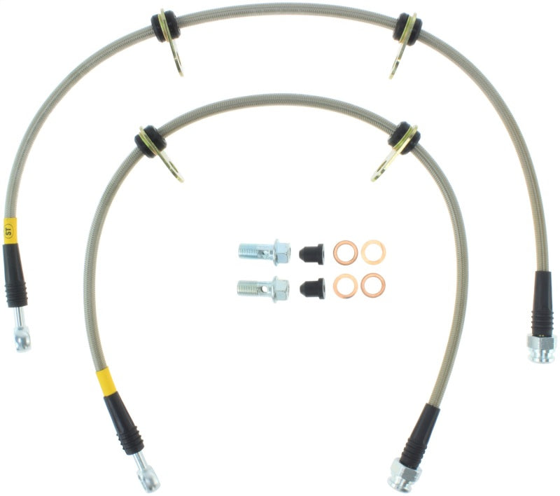 StopTech Front SS Brake Lines for 91-05 Acura NSX Base T Alex Zanardi Edition - OneFastShop