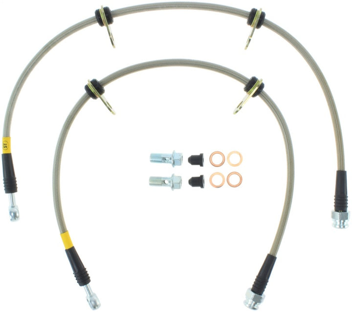 StopTech Front SS Brake Lines for 91-05 Acura NSX Base T Alex Zanardi Edition - OneFastShop