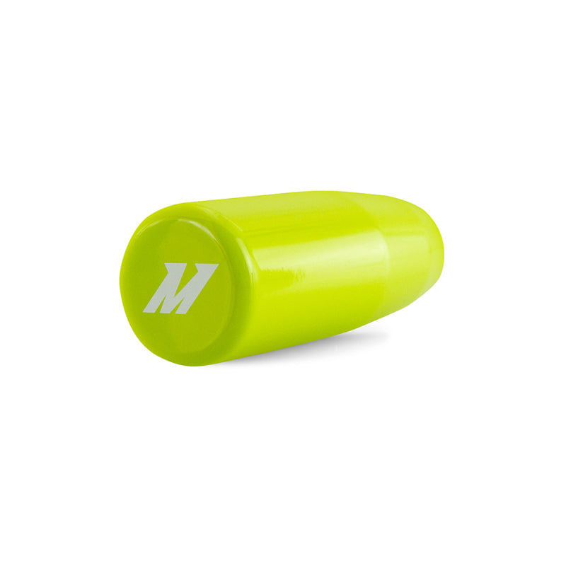 Mishimoto Weighted Shift Knob - Steel 12.8 oz - Neon Yellow - OneFastShop