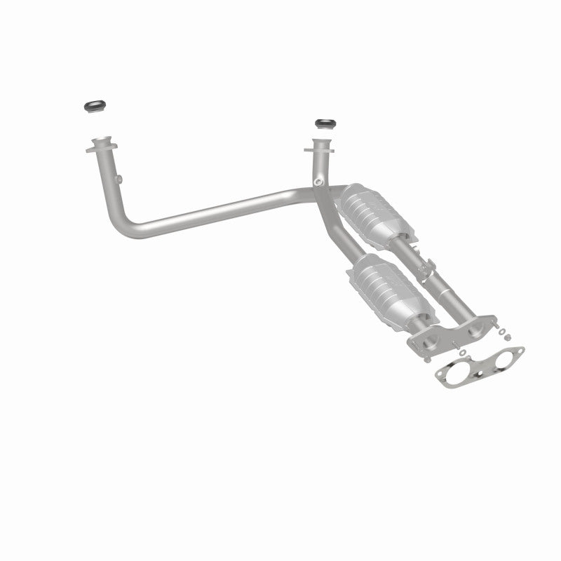 MagnaFlow Catalytic Converter DF Dual Outlet for GM Truck/SUV 96 - OneFastShop