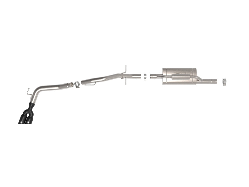 aFe Catback Exhaust 2.5in-3in Black Tip 2024 Ford Ranger - OneFastShop