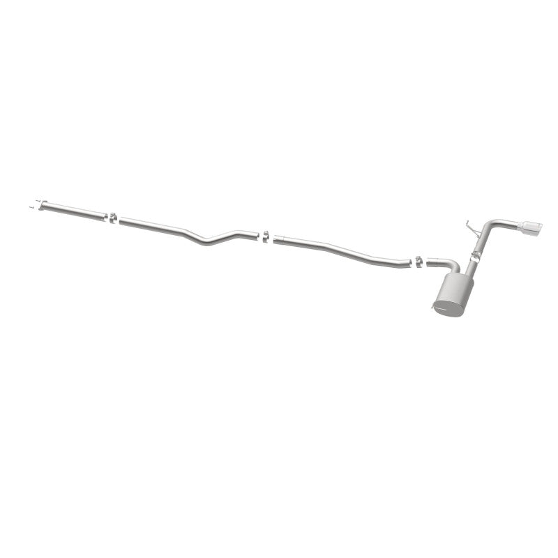 MagnaFlow Street Cat-Back Exhaust for 2015 Ford Fusion 2.5L Polished 4 in. Tip