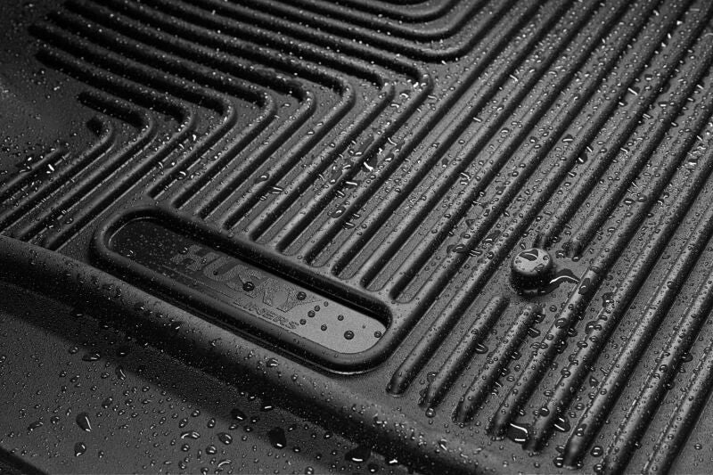 Husky Liners WeatherBeater Blk Front & 2nd Seat Floor Liners 19-23 Chevrolet Silverado 1500 Crew Cab