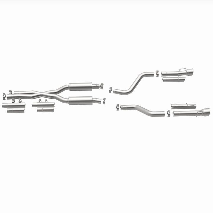 MagnaFlow Cat-Back Exhaust System 409 SS Polished 3in Quad Tips - 2017+ Dodge Charger