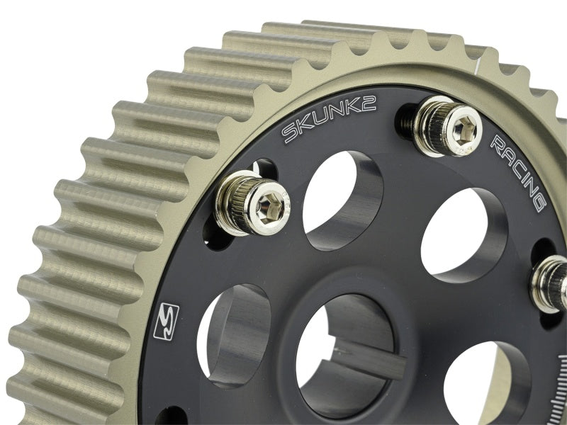 Skunk2 Pro-Series DOHC VTEC Cam Gears for Honda H22/F20B - Black (97-01 Prelude Base, Type SH, 93-96 Prelude VTEC)