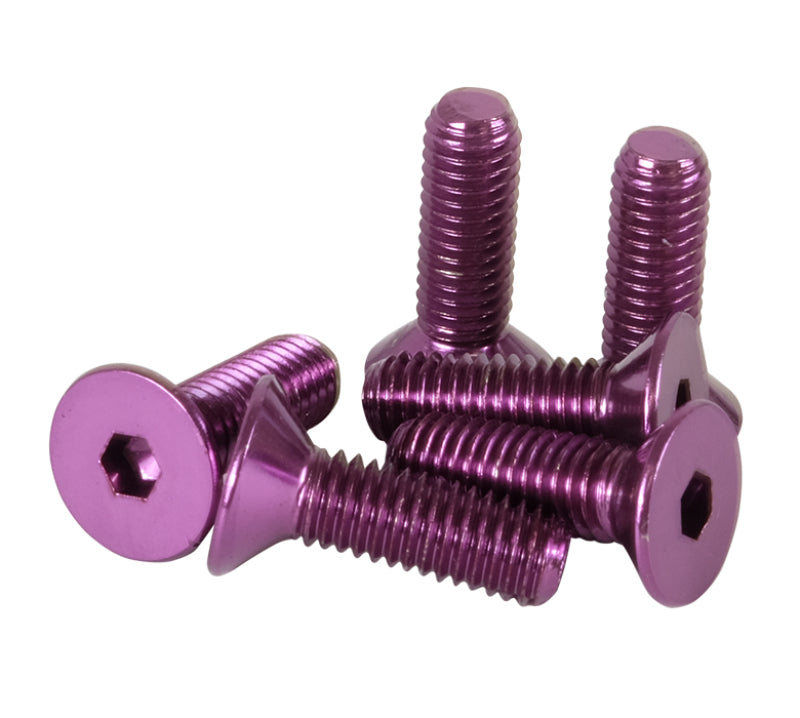NRG Steering Wheel Screw Kit Conical Purple