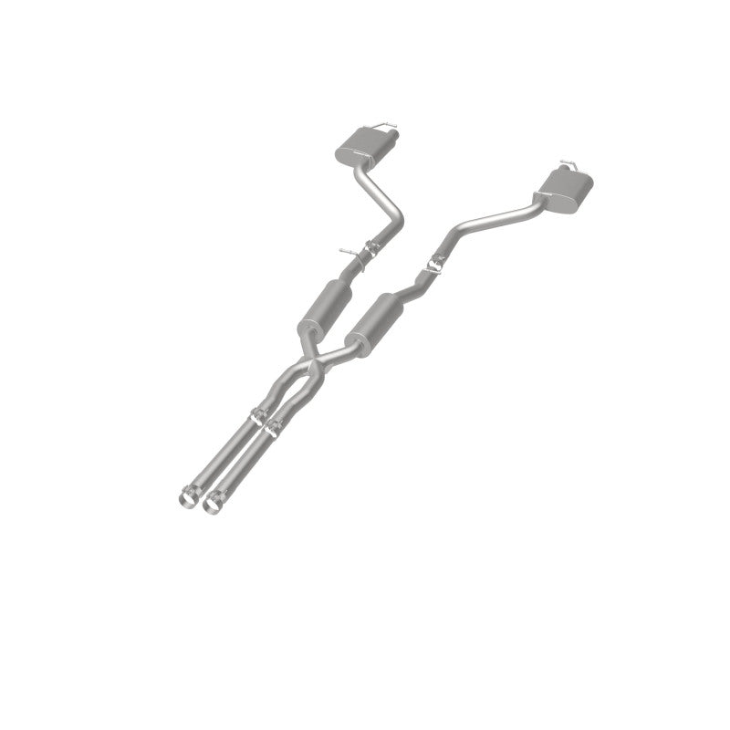 Magnaflow Cat-Back SS 2.5in Dual Split Rear Exit OEM Tips for 15-16 Dodge Charger Chrysler 300 5.7L V8 - OneFastShop