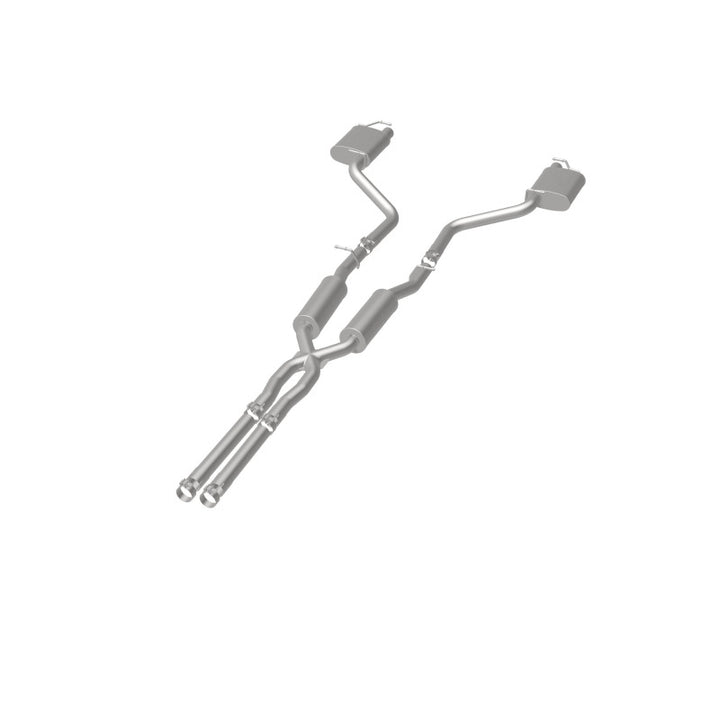 Magnaflow Cat-Back SS 2.5in Dual Split Rear Exit OEM Tips for 15-16 Dodge Charger Chrysler 300 5.7L V8 - OneFastShop