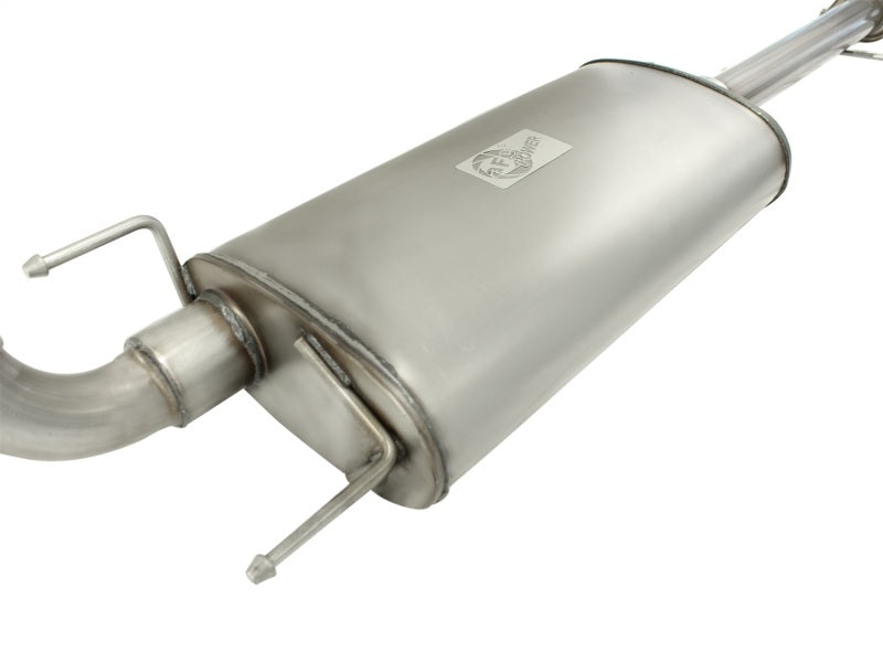 aFe MachFORCE XP Cat-Back Exhaust 4 Inch 409 Stainless Steel Oval Polished Tips 05-09 Lexus GX470 V8 4.7L