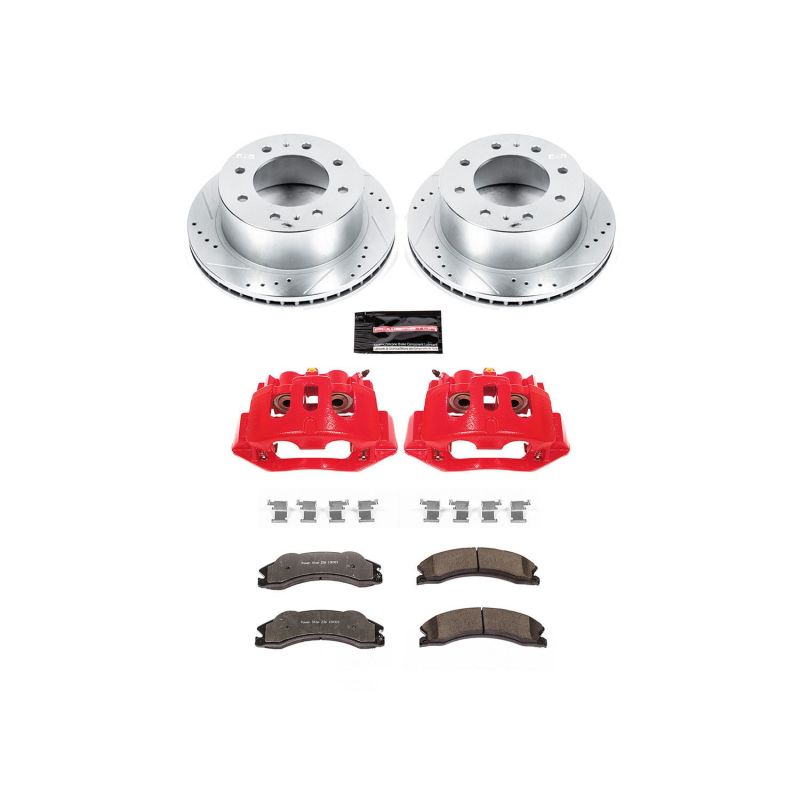 Power Stop 11-14 Chevrolet Silverado 2500 HD RearZ36 Truck and Tow Kit with Cals