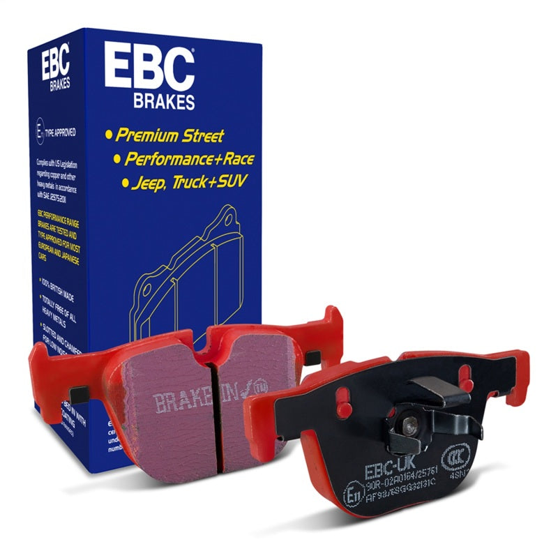 EBC Redstuff Rear Brake Pads for 12-20 BMW 335 3.0 Turbo (F30) - OneFastShop